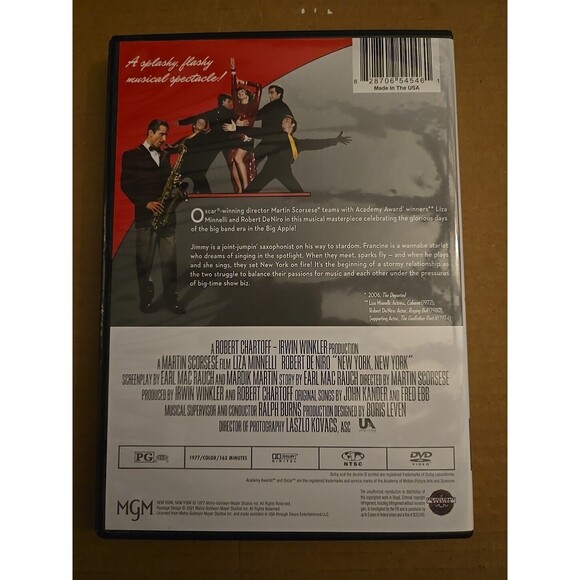New York New York A Martin Scorsese Film Rated PG 1977 MGM Studio - Picture 2 of 3